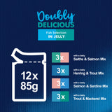 Felix Doubly Delicious Fish Selection in Jelly 12x85g