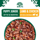 James Wellbeloved Puppy Junior - Pouch Lamb & Chicken 12x90g