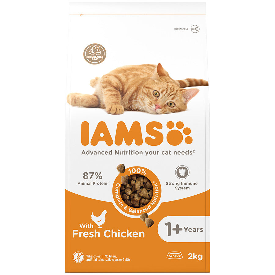 Iams Adult Cat with Chicken 2kg