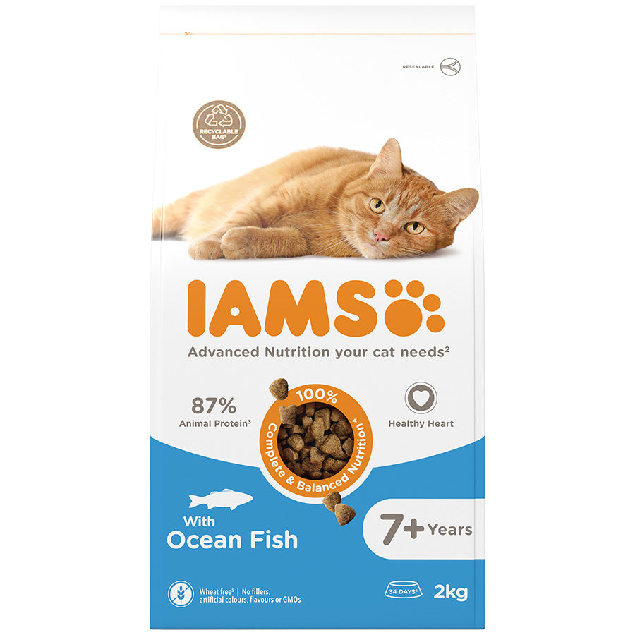 Iams Senior Cat with Ocean Fish 2kg