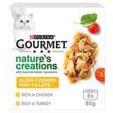 Gourmet Nature's Creations Poultry Wet Cat Food 8x85g