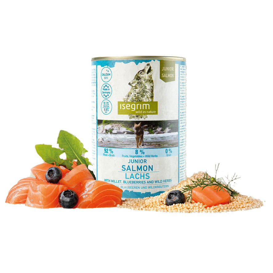 Isegrim Junior Salmon Tin 6x800g