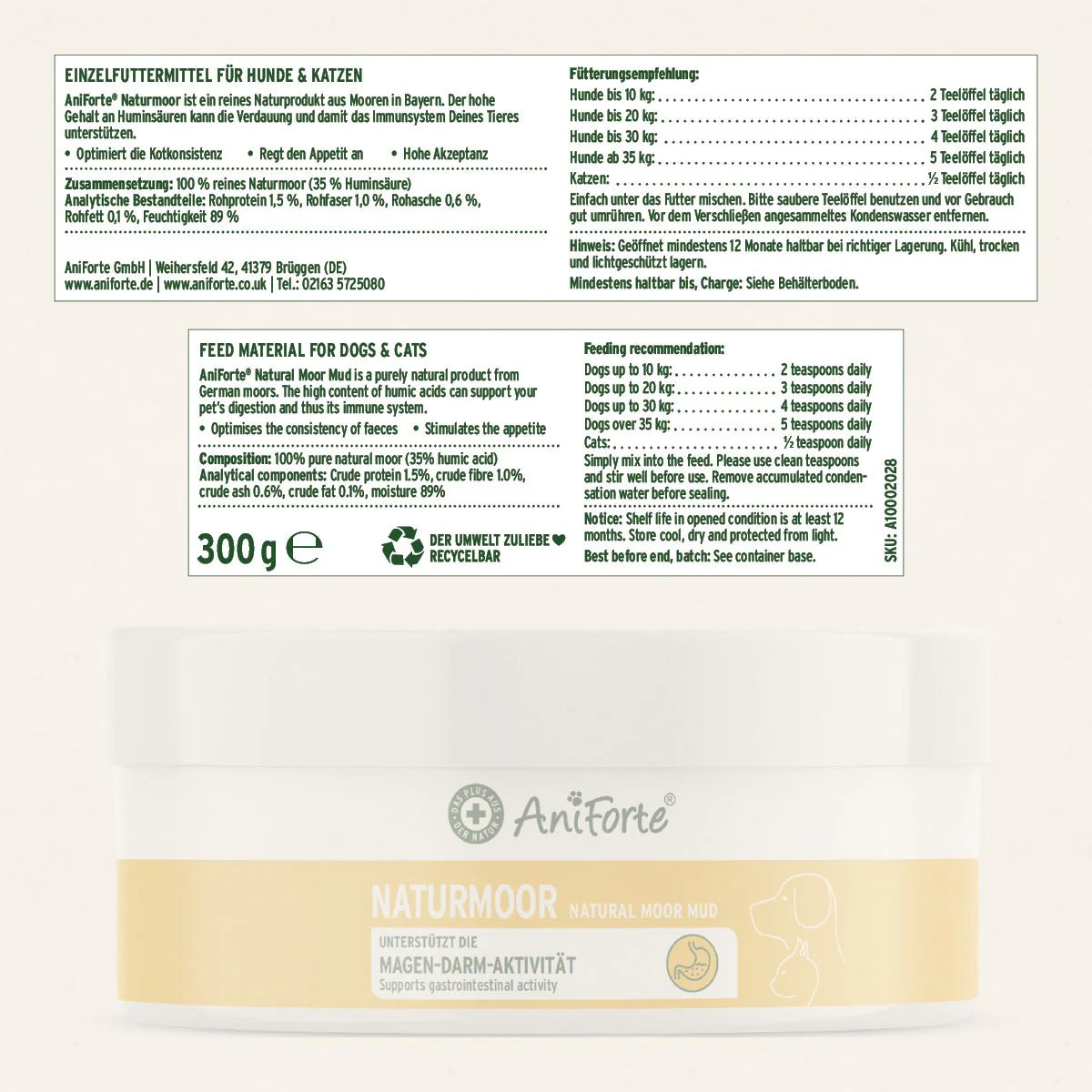 Aniforte Natural Moor Mud 300g