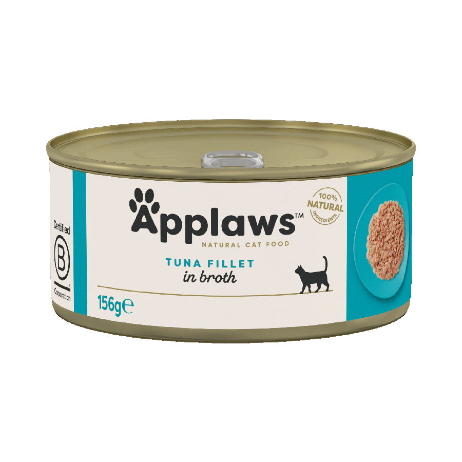 Applaws Cat - Broth Tin Tuna 24x156g