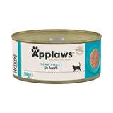 Applaws Cat - Broth Tin Tuna 24x156g