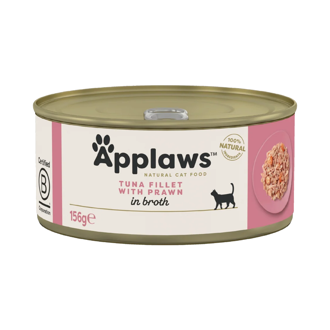 Applaws Cat - Broth Tin Tuna With Prawn 24x156g