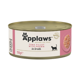 Applaws Cat - Broth Tin Tuna With Prawn 24x156g