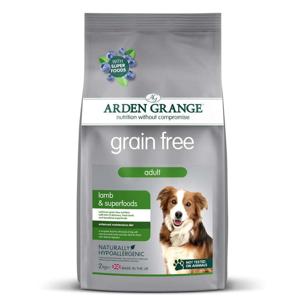 Arden Grange Dog - Adult Lamb & Superfood Grain Free 2kg