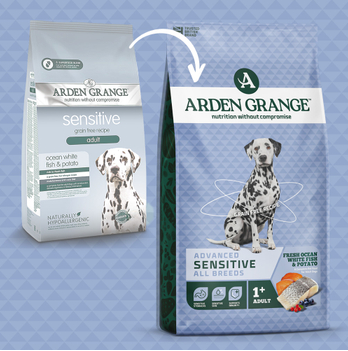 Arden Grange Dog - Adult Sensitive Grain Free White Fish & Potato 12kg