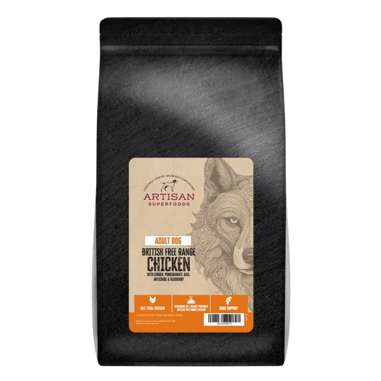 Artisan Superfood Chicken Adult Dog Food 12kg