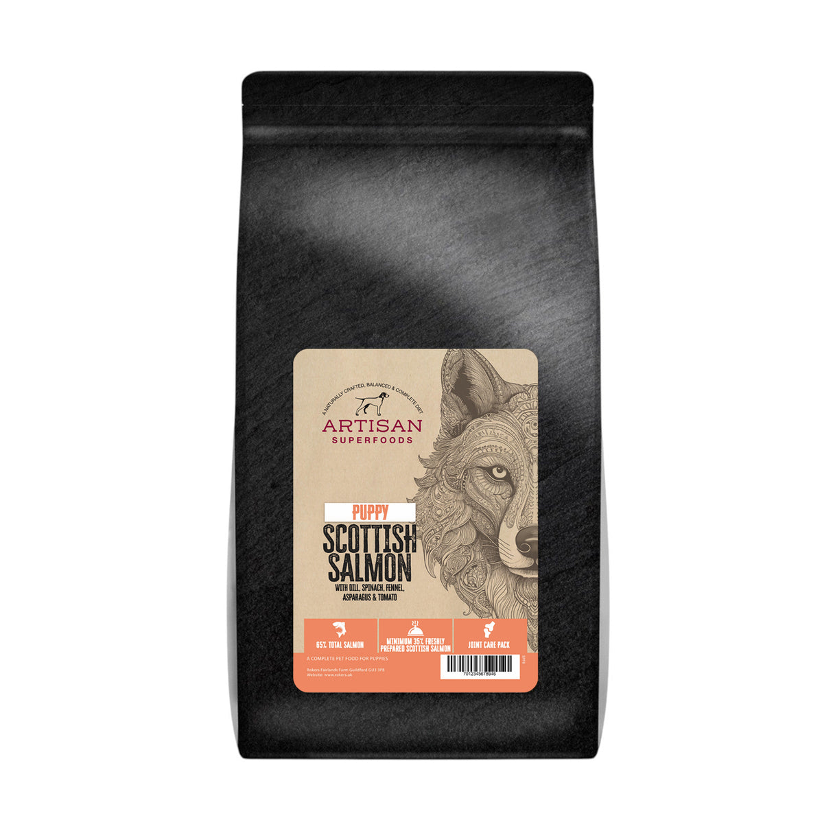 Artisan Superfood Salmon Puppy Dry Food 6kg