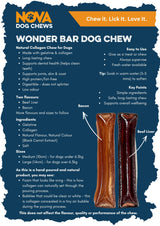 Nova Dog Chews Wonder Bar Bacon Large
