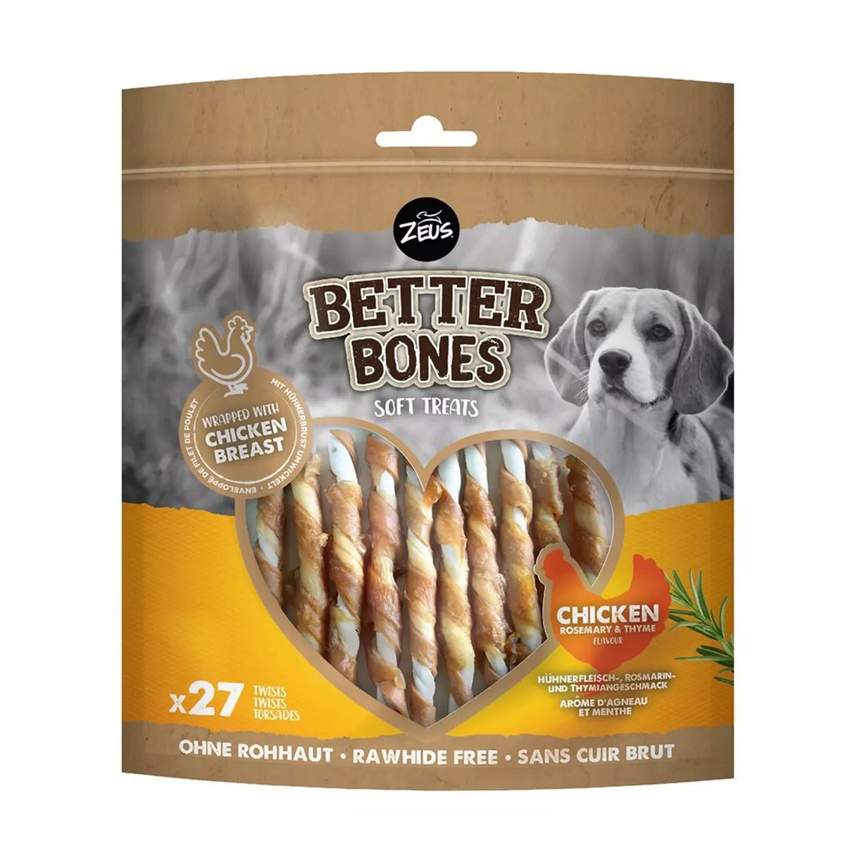 Zeus Better Bones Chicken Wrapped Twist X27