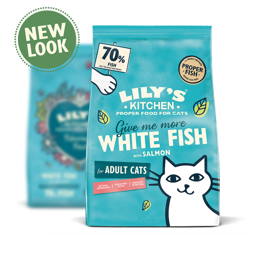 Lily's Kitchen Cat - White Fish with Salmon Dry Food 2kg