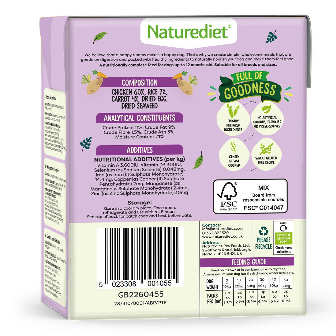 Nature Diet Puppy - Feel Good Puppy 18x390g