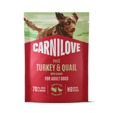 Carnilove Dog - Pouch Turkey & Quail with Carrot 300g