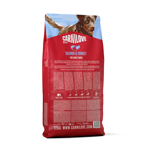 Carnilove Dog - Active Salmon & Turkey Adult 1.5kg
