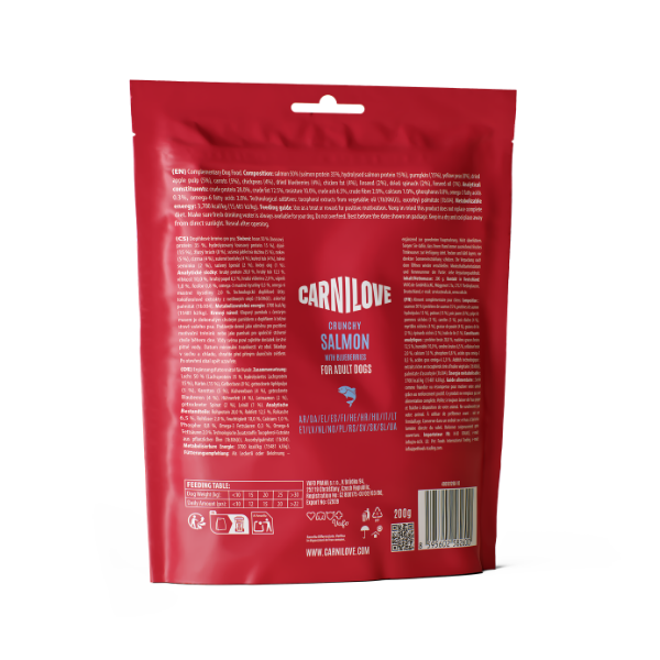 Carnilove Salmon With Blueberries Crunchy Dog Treats 200g