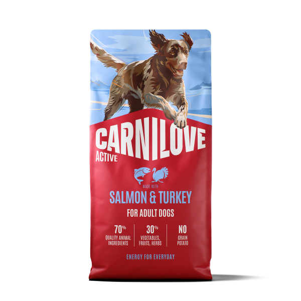 Carnilove Dog - Active Salmon & Turkey Adult 1.5kg