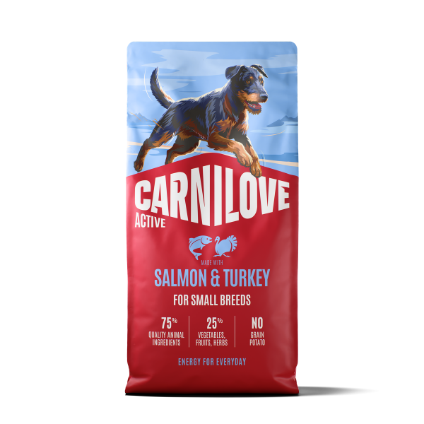 Carnilove Dog - Active Salmon & Turkey Small Breed Adult 1.5kg
