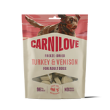 Carnilove Dog - Freeze Dried Raw Treats Turkey & Venison 60g