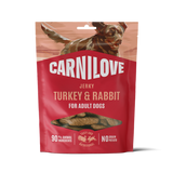 Carnilove Dog - Jerky Turkey & Rabbit Treats 100g