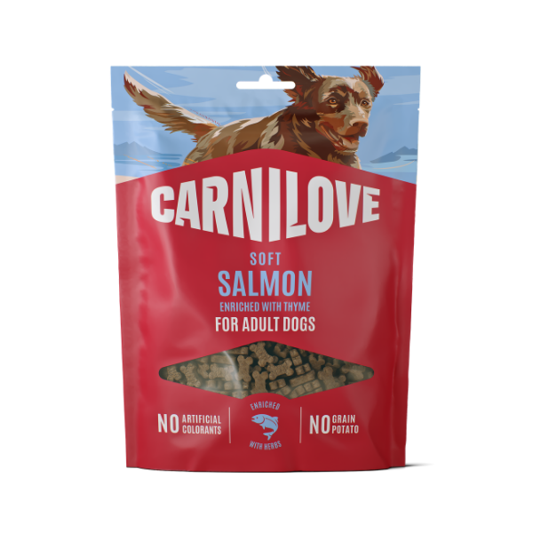 Carnilove Salmon Enriched With Thyme Soft Dog Treats 200g