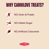 Carnilove Cat - Crunchy Duck with Raspberries Treats 50g
