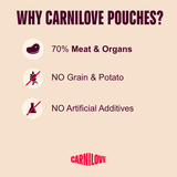 Carnilove Dog - Adult Wet Dog Pouch Multipack 4x300g
