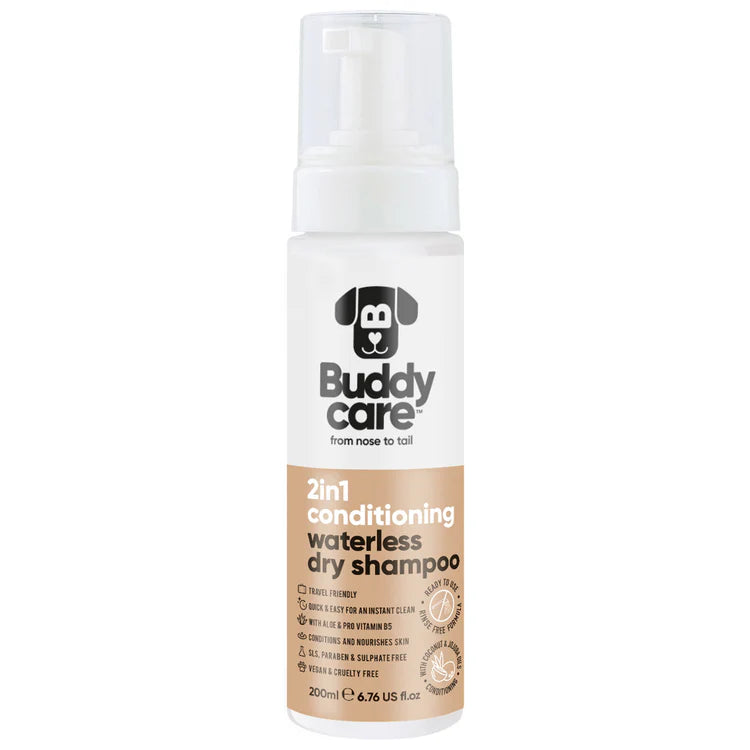 Buddy Care 2in1 Waterless Dry Shampoo 200ml