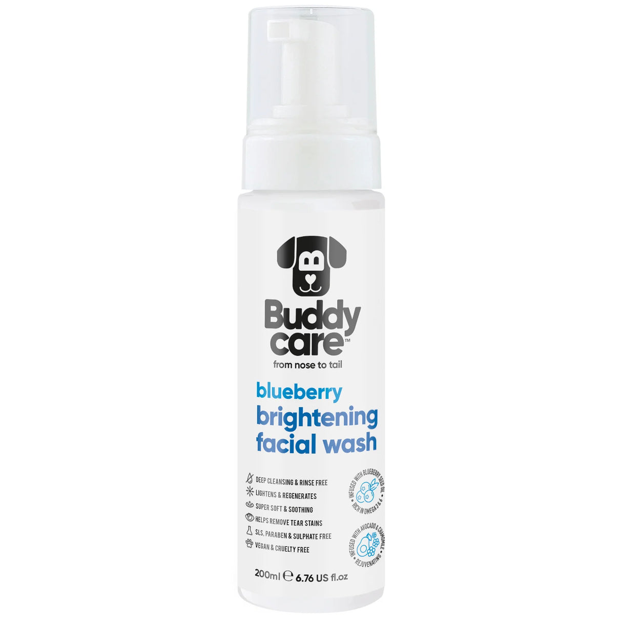 Buddy Care Blueberry Facial Wash 200ml