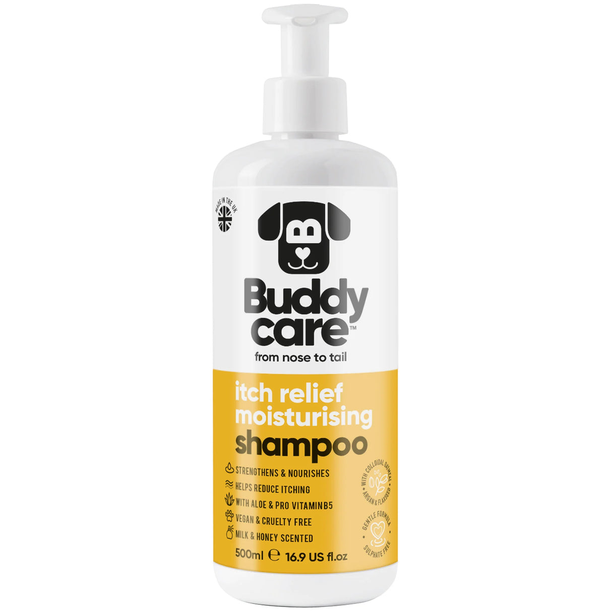 Buddy Care Itch Relief Moisturising Shampoo 500ml
