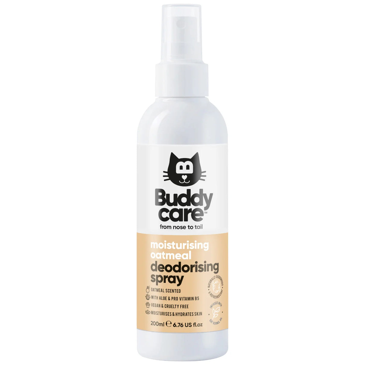 Buddy Care Cat Oatmeal Deodorising Spray 200ml