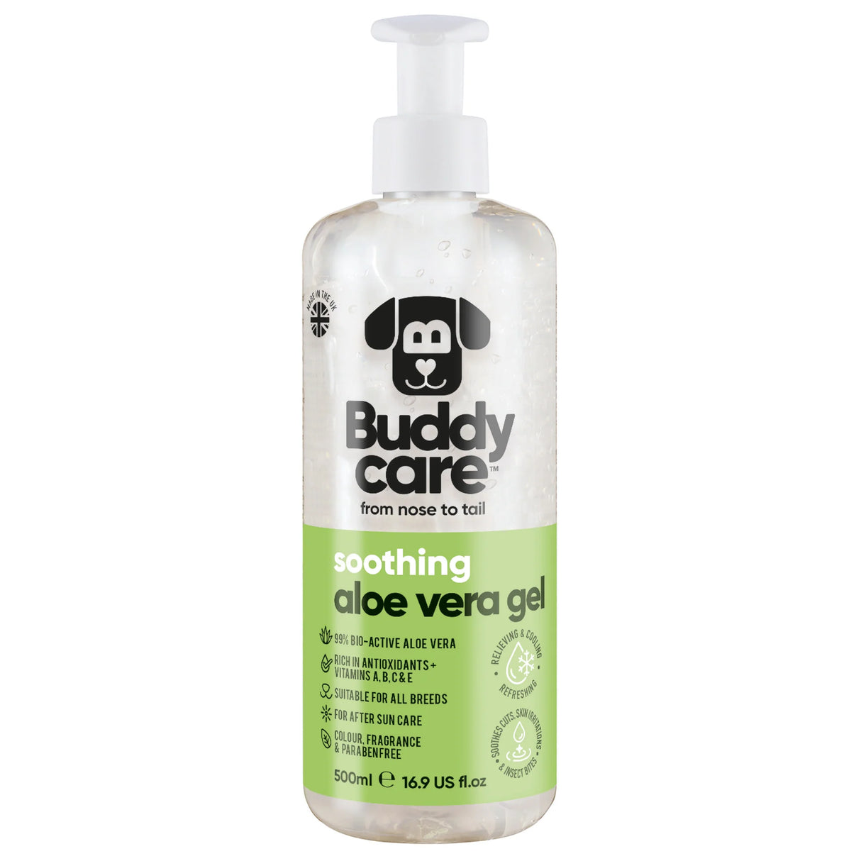 Buddy Care Soothing Aloe Vera Gel 500ml