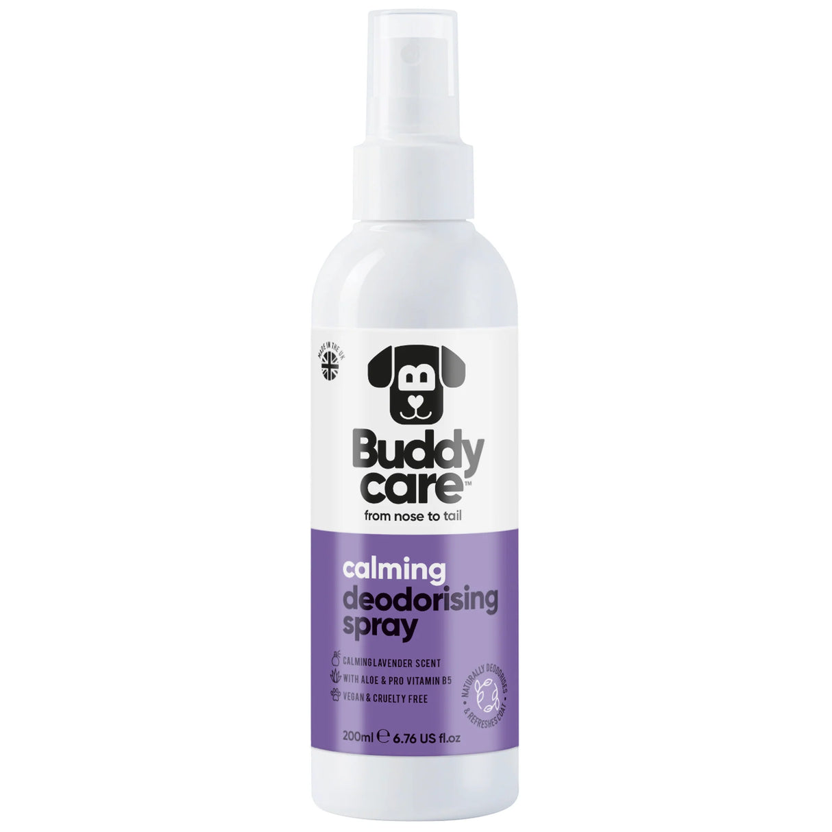 Buddy Care Calming Lavender Deodorising Spray 200ml