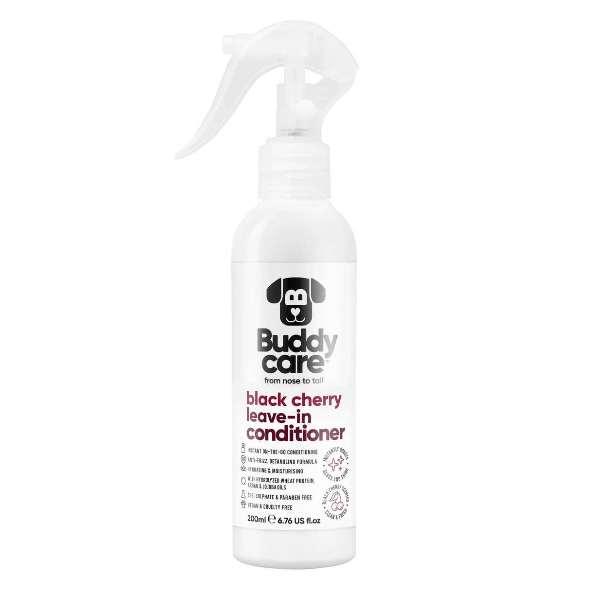 Buddy Care Leave-In Conditioner Black Cherry 200ml