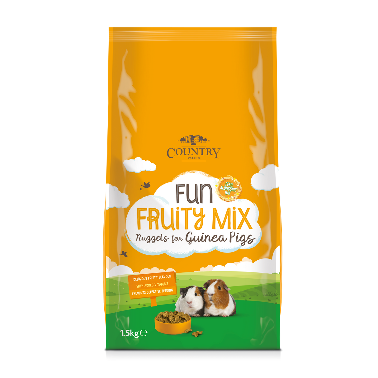 Burgess Guinea Pig - Country Value Fun Fruity Mix Nuggets 1.5kg