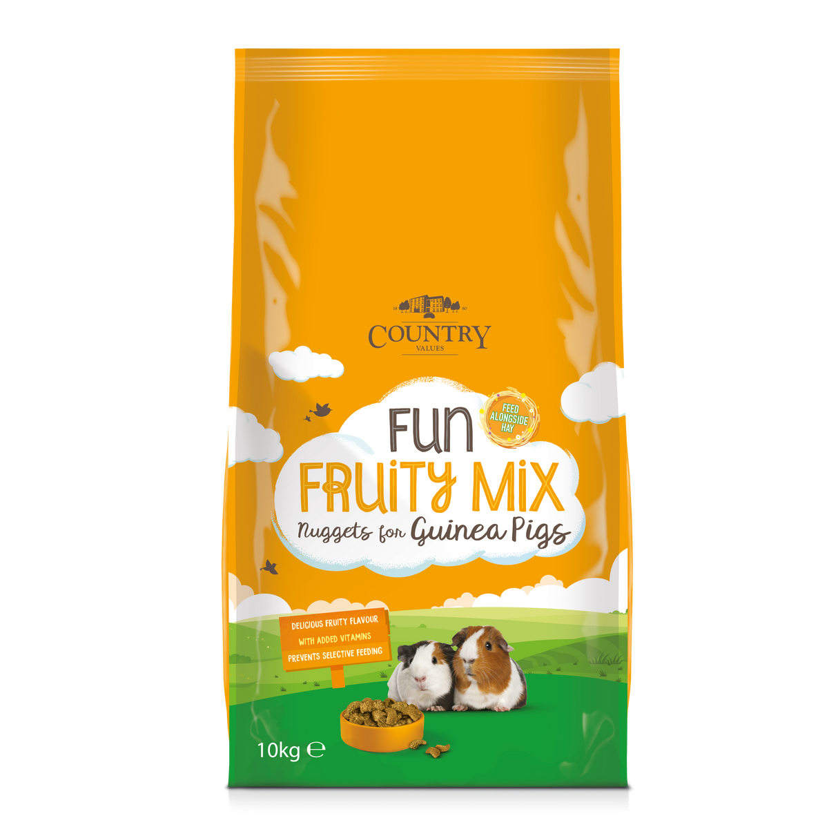 Burgess Guinea Pig - Country Value Fun Fruity Mix Nuggets 10kg