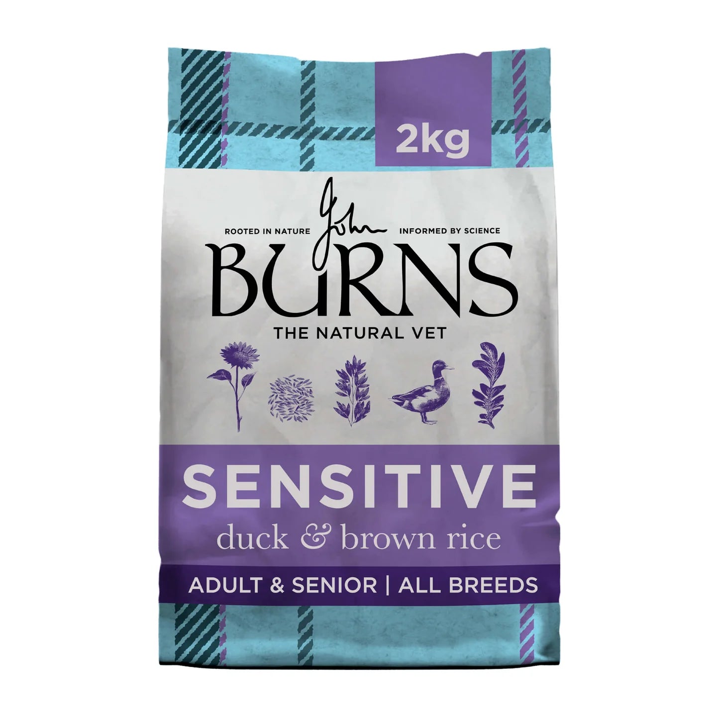 Burns Dog - Adult & Senior Sensitive Duck & Brown Rice 2kg