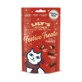 Lilys Kitchen Festive Cat Turkey Pillow Treats 60g