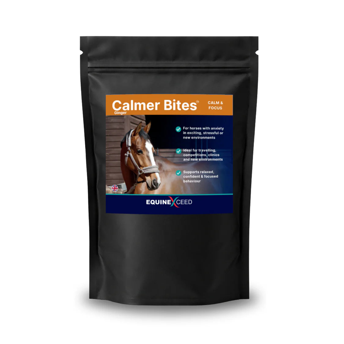 Equine Exceed Calmer Bites Ginger 10 Bites 180g