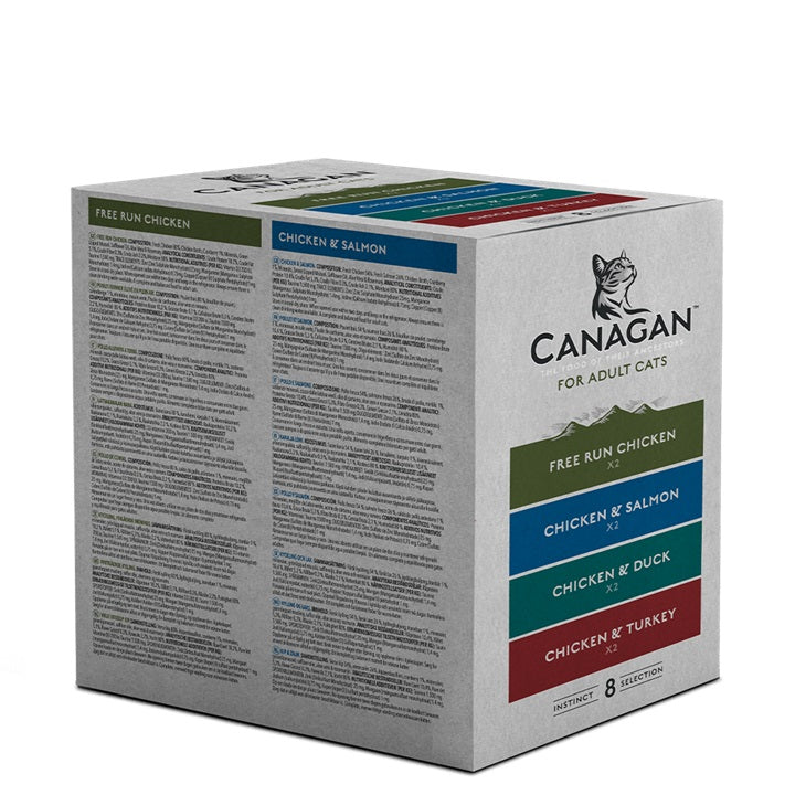 Canagan Cat - Adult Multipack Pouches 8x85g