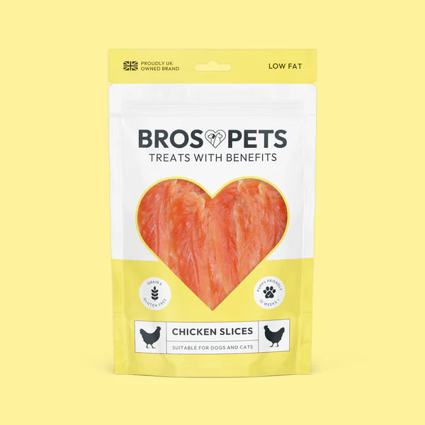 Bros Pets Chicken Slices 100g