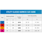 Rogz Classic Harness Blue Extra Large 60-100cm