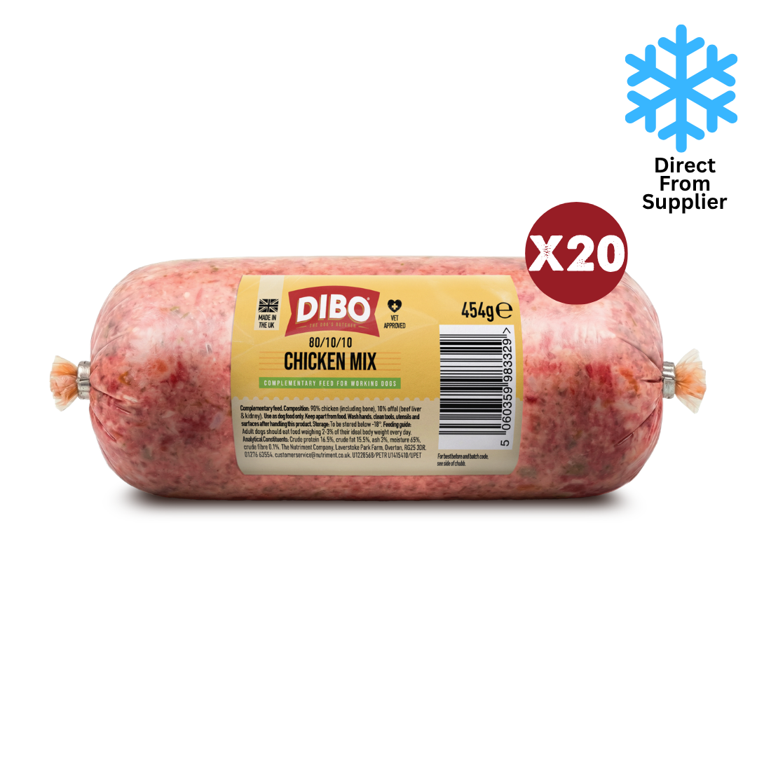 DIBO 80/10/10 Chicken Mix Chubb 20x454g