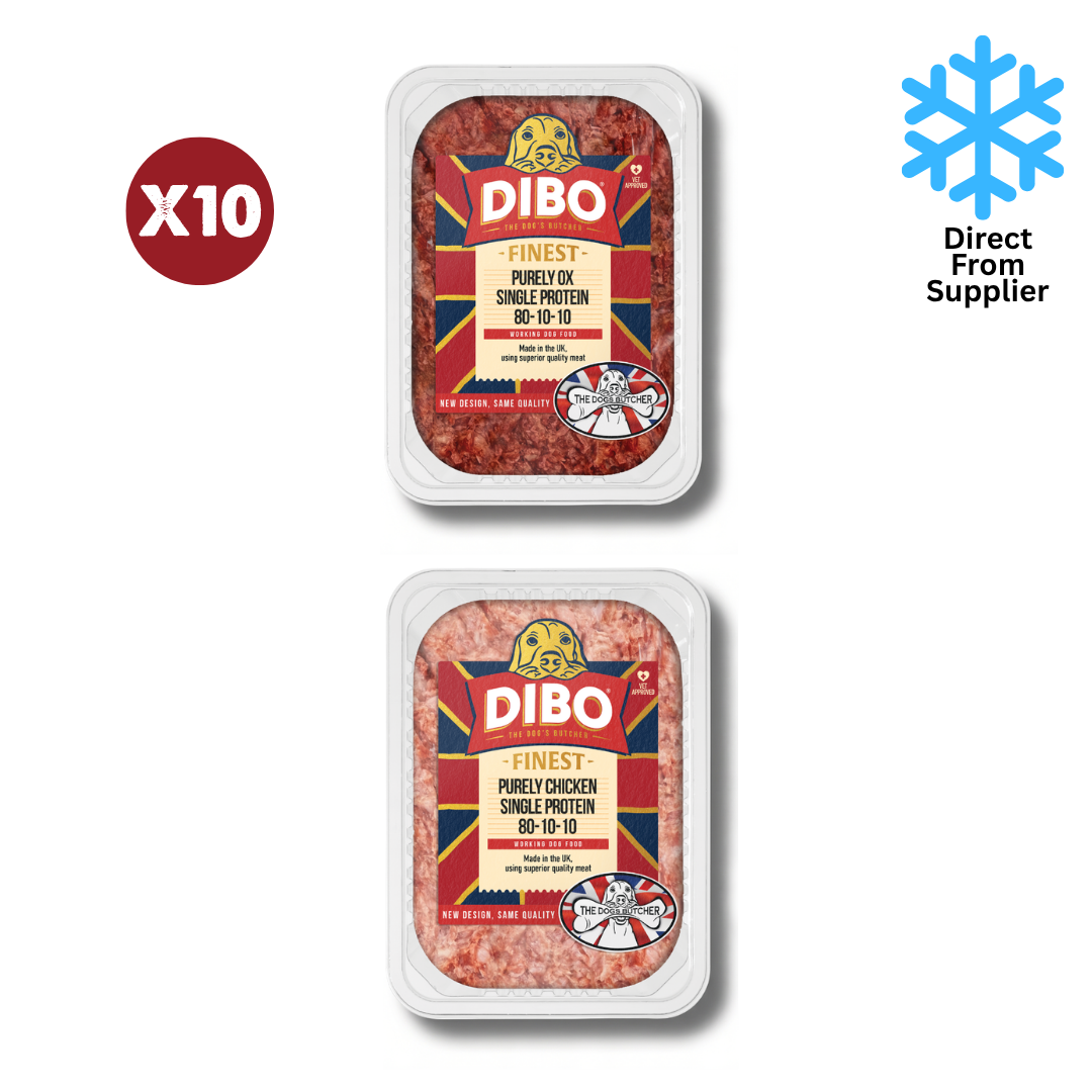 DIBO Finest Bundle (Purely Ox, Purely Chicken) 10x1kg