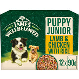 James Wellbeloved Puppy Junior - Pouch Lamb & Chicken 12x90g