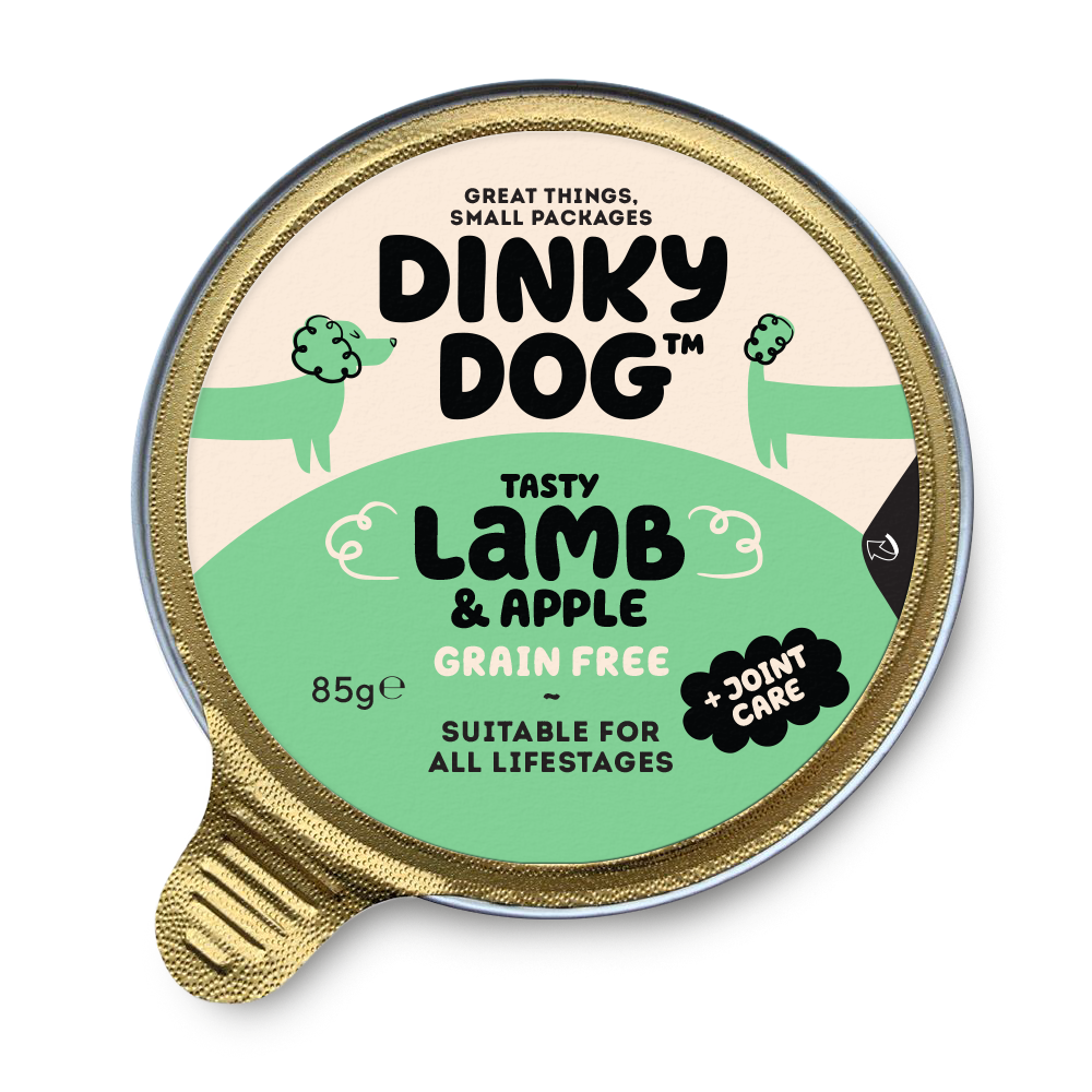 Dinky Dog Lamb & Apple 12x85g