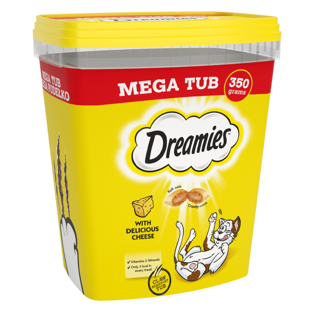 Dreamies Cat Mega Tub Cheese 350g