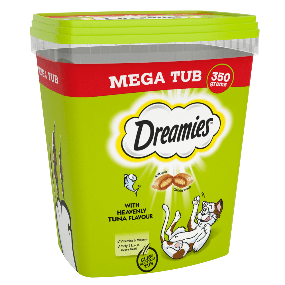 Dreamies Cat Mega Tub Tuna 350g